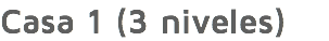 Casa 1 (3 niveles)